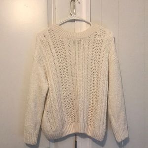 Falls creek white sweater